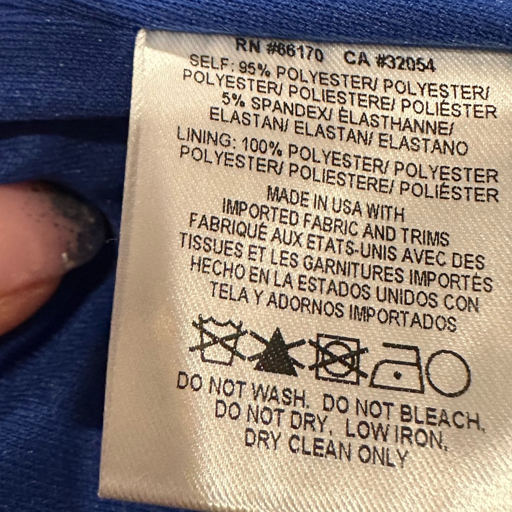 Anthro Hutch Solid Blue Split Front Dark Academia… - image 8